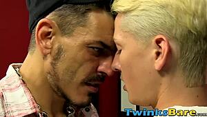 Tender Teen 18+ Gay Benjamin Riley Barebacked Hard by Inked Hunk in Raw Action