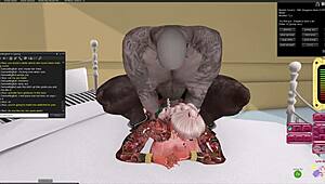 black bull addict fucks interracial whore with creampie and anal