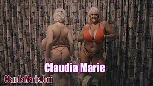 Claudia Marie and Kayla Kleevage in Steamy Lesbian Action