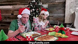 Holiday Family Orgy Fun with Orgyfamily