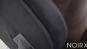 Muscular hunk Adrian Hart gives me a steamy oiled anal sex