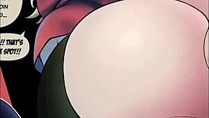 Intense Anal Action in Hentai Anime at 60 FPS with Big Asses