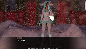 I love this Christmas blowjob with the blonde and brunette beauties