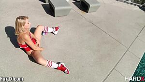 Overwhelming squirting sensation from big cock anal and masturbation to intense cumshot