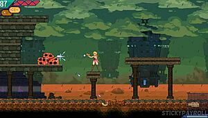 So, this cute blonde with a big ass kept getting pounded by a monster cock in Crisis Point Extinction.