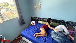 The cuckold, the whore, and the fat brocha indulge in taboo amateur fun with teens and doggystyle