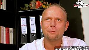 Curvy Thick German Mature Housewife Meets Stranger and Fucks Hard. Insane!