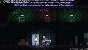 So, this cute blonde with a big ass kept getting pounded by a monster cock in Crisis Point Extinction.