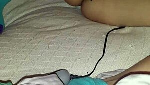 She says, 'this rabbit toy vibrates amazingly on my hairy pussy'