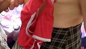 I Trained My Schoolgirl to Jerk Me Off Whenever I Steal Her Dirty Panties! She Knows It's Time to Stroke Me and Stays Silent! Hot Latina Teen!