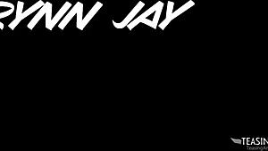 Brynn Jay seduces with sloppy blowjob, but does she swallow or lick his cum?