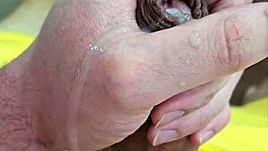 Brazilian Twink Cums Hard in Homemade Action.