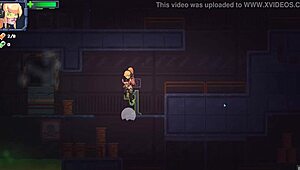 In Zetria's hentai game episode 3, a sci-fi blonde slut enjoys consensual encounters with alien monsters, featuring big tits and creampies.