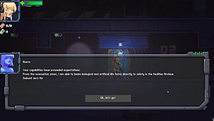 In Zetria's hentai game episode 3, a sci-fi blonde slut enjoys consensual encounters with alien monsters, featuring big tits and creampies.