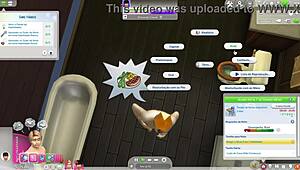 The sims animated deep throat scene