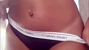 Big booty latina isabella slowly strips clothes in homemade video part one.