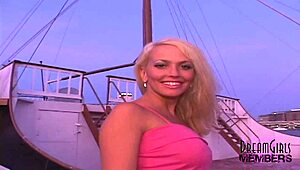 This Smoking Hot Blonde Flashes Her Tits And Pees In Public