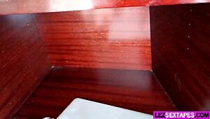 Cosima Knight And Roxy Rox In Homemade Lez Sex Tape Fingering And Licking 😍