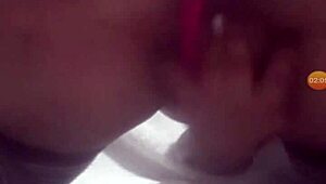 Linda squirts hard in lingerie during masturbation