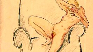 Vintage Erotic Anime Sketches