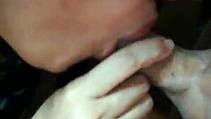 oldie gets milk, oreos, and cum in a quickie