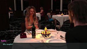 Wife seduces Bennett at dinner