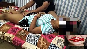 teen hottie cheats on her bf right on our massage table in the hotel. fulltube.xxx