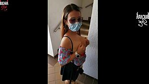 Follando Y Chupando Polla En Los Baños Del Centro Comercial!