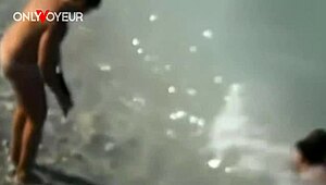 beach voyeur here, caught a bbw mermaid in the sea, damn lucky!