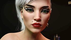 being a dik chick route 82, watch the walk of shame in this anime cartoon