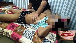 teen hottie cheats on her bf right on our massage table in the hotel. fulltube.xxx