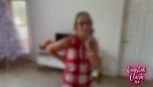 Stepmom Gets Stuffed Hard by Stepson on Thanksgiving Day