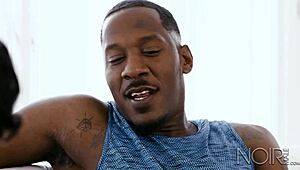 Noirmale's Guts Rearranged by Big Black Cock Riding and Anal Fucking!