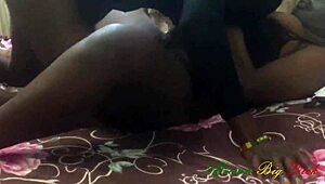 Teasing Black Bunny Cums On Monster Cock