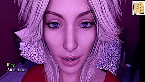 being a dik chick route 45 has sexy time with maya fingering her shaved pussy