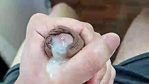 Hey, check out this cute Brazilian twink with a huge cock!