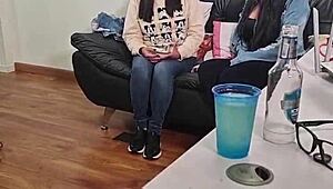 Elisa Sanches and Pamela Pantera prepare for brazilian assfucking anal sex.