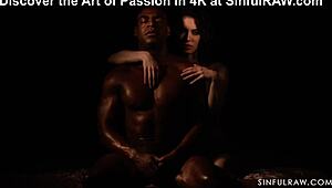 Anna De Ville's Rough Blowjob With Aaron Rock