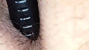 Young Teen Experiments With Dildo Fingering