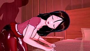 3d hentai big ass big tits sex with squirting and creampie