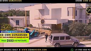 Latina and Blonde Lesbians Kneeling and Fingering Asses