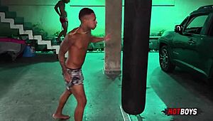 Intensely fucking my naughty friend's tight ass with big cock.