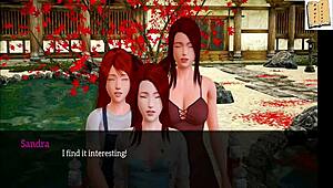 Teen Girl In Hentai Game Sucks Cock And Gets Ass Fucked With Small Tits!