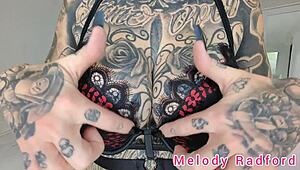 melody radford tries on black and purple lingerie and micro bikini in sexy haul 😍