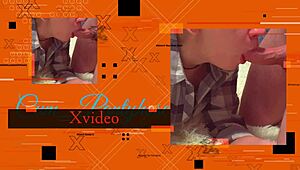 Babe in tight pantyhose sucked off her stepbrother while parents were home, cum on leggings