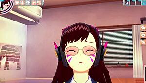 D va gets fucked in the room