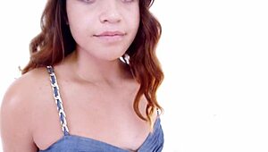 She says, 'Avi Love swallows huge cum load in POV blowjob.'