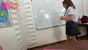 Forgot Homework but Scored with a Monster Cock Teen