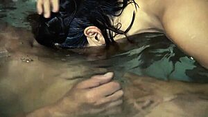 Premium jakuzzi underwater blowjob and fucking leads to teen orgasm and cumshot