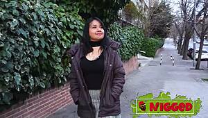 Stunning Latin Beauty María Sandoval Chases Spanish Dream With Big Black Cock In Tight Pussy